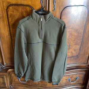 🎄Olive Green Men's Sweater Medium Arrow USA 1851